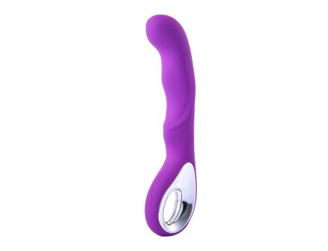 Wibrator punktu G silikonowy B Series Magic fioletowy USB 20 cm - 2
