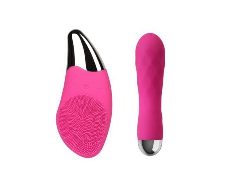 Wibrator z dwoma silnikami Leten Pro Delight różowy USB 12,5 cm