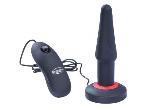 Wibrujący korek analny Malesation Dual Layer Silicone z pilotem - 2