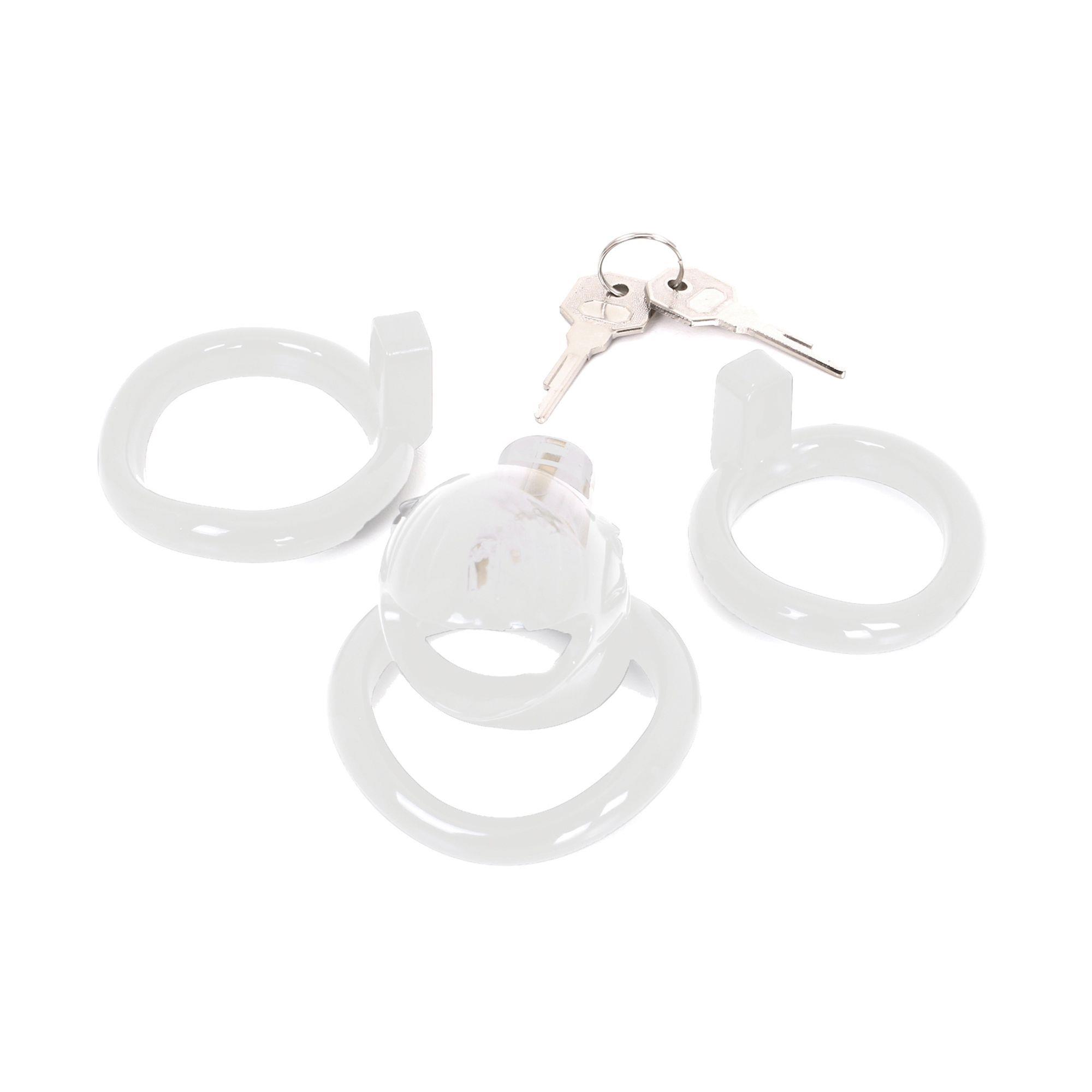 malesation chastity cage clear