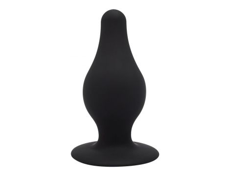 Korek analny silikonowy Silexd Model 2 L czarny 10 cm - 2