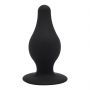 Korek analny silikonowy Silexd Model 2 L czarny 10 cm - 3