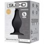 Korek analny silikonowy Silexd Model 2 L czarny 10 cm - 5