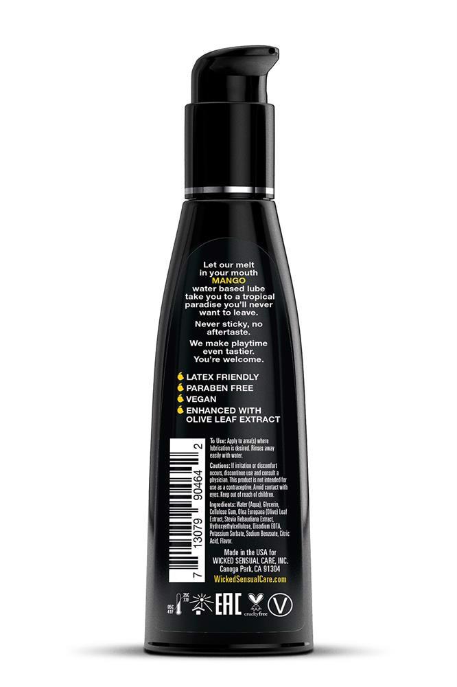 wicked aqua mango lube 120ml
