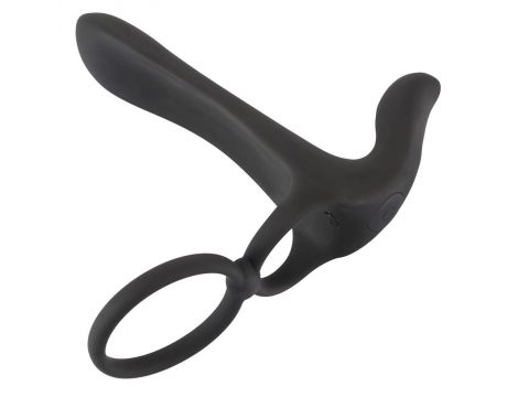 Pierścień wibrujący Black Velvets silikonowy USB 14 cm - 5