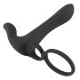 Pierścień wibrujący Black Velvets silikonowy USB 14 cm - 7