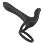 Pierścień wibrujący Black Velvets silikonowy USB 14 cm - 11
