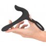 Pierścień wibrujący Black Velvets silikonowy USB 14 cm - 15