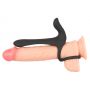 Pierścień wibrujący Black Velvets silikonowy USB 14 cm - 19
