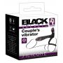 Pierścień wibrujący Black Velvets silikonowy USB 14 cm - 2