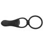 Pierścień wibrujący Black Velvets silikonowy USB 14 cm - 12