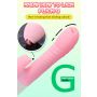 Różowy silikonowy wibrator USB 7 funkcji z pchnięciem i ogrzewaniem - 13