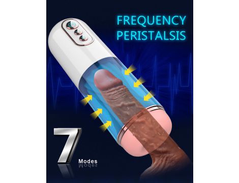 Masturbator wibrujący z ssaniem B Series Fox USB - 12