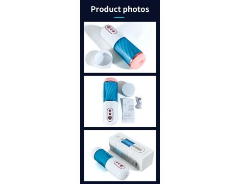 Masturbator wibrujący z ssaniem B Series Fox USB - 11