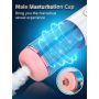 Masturbator wibrujący z ssaniem B Series Fox USB - 7