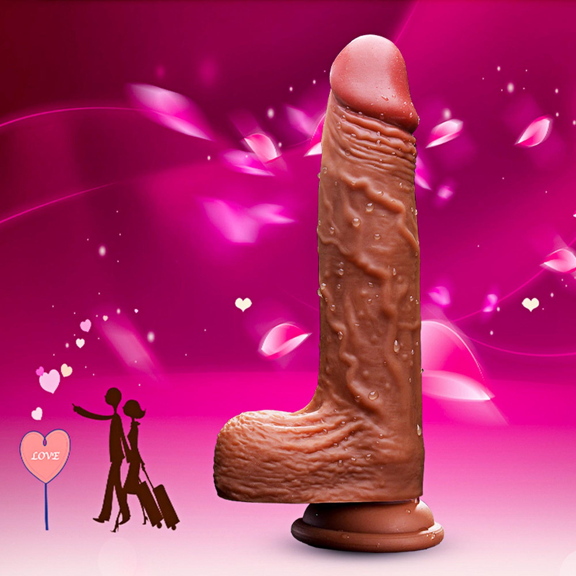 wibrator podgrzewanie rotacja posuw 21cm 10 trybów