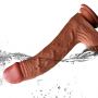 Realistyczny wibrator Fox rotacyjny teleskopowy z ogrzewaniem 21cm USB - 11