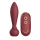 Wibrujący korek analny silikonowy Romance Romy bordowy z pilotem USB