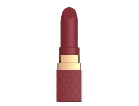 Mini wibrator Romance Stacey bordowy USB silikonowy - 6