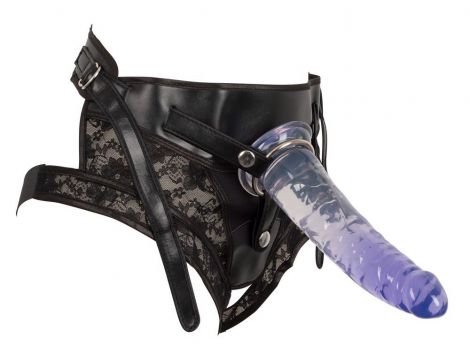 Zestaw strap on You2Toys z dwoma dildami - 9