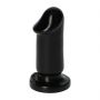 Korek analny Mio Toyz4lovers czarny 8 cm z przyssawką - 4