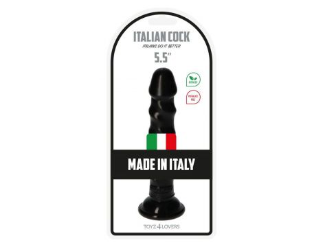 Dildo analne realistyczne Ugo Toyz4lovers czarne z przyssawką 14,5 cm - 7