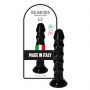 Dildo analne realistyczne Ugo Toyz4lovers czarne z przyssawką 14,5 cm - 9