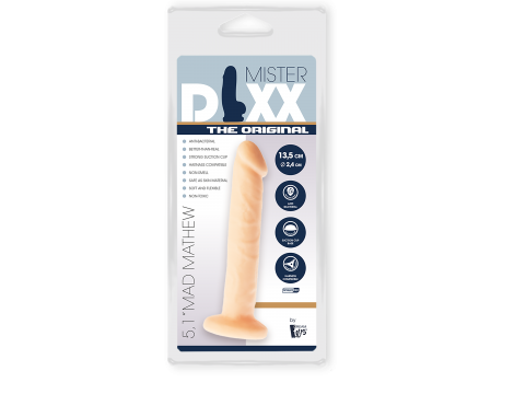 Dildo realistyczne Mr. Dixx Mad Mathew z przyssawką 13.5 cm - 11