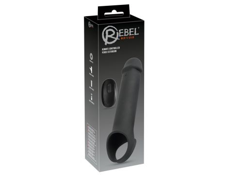Przedłużka na penisa Rebel RC z wibracjami 25 cm - 2