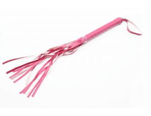Pejcz skórzany Grajmy razem różowy 42 cm