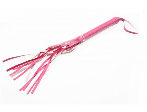 Pejcz skórzany Grajmy razem różowy 42 cm