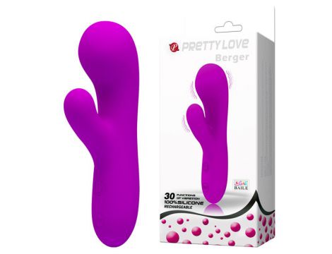 Potężny mini wibrator króliczek Pretty Love Berger 30 funkcji silikonowy - 3