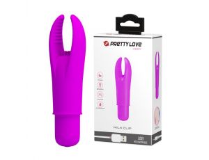 Stymulator łechtaczki Pretty Love Hedy silikonowy 12 wibracji