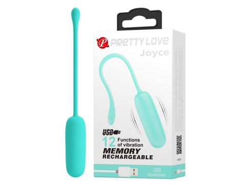 Bezprzewodowe wibrujące jajko Pretty Love Joyce silikonowe 12 funkcji