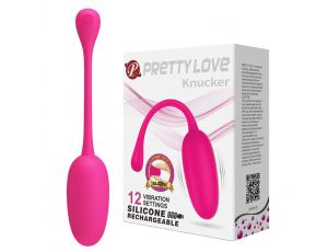 Wibrujące jajko silikonowe Pretty Love Knucker 12 funkcji