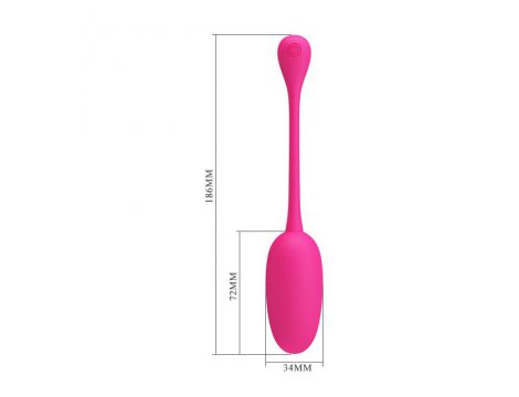 Wibrujące jajko silikonowe Pretty Love Knucker 12 funkcji - 5