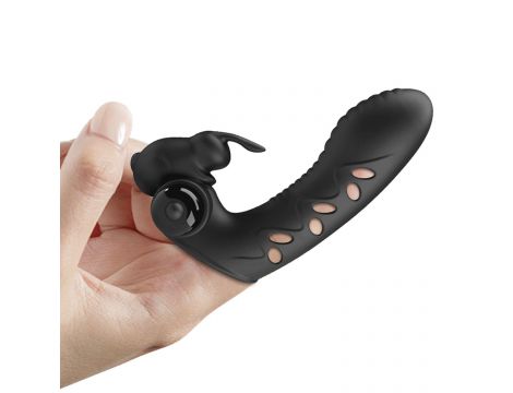 Silikonowa nakładka na palec króliczek Pretty Love Honey Finger 10 wibracji - 7