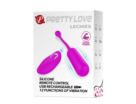 Wibrujące jajko bezprzewodowe z pilotem Pretty Love Lechies silikonowe - 9