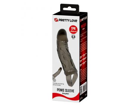 Przezroczysta przedłużka na penisa z teksturą Pretty Love Brayden - 7
