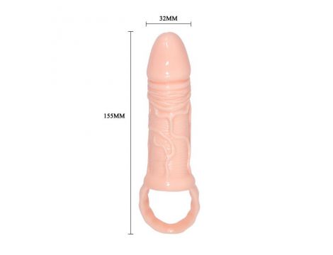 Przedłużka na penisa z kulkami Pretty Love Breyden - 7
