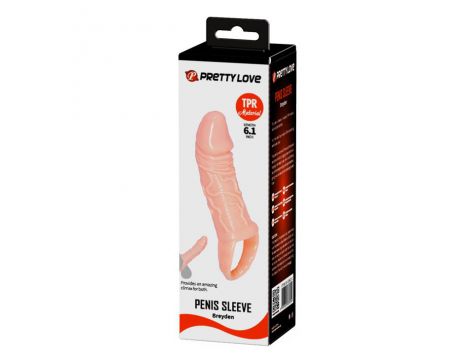 Przedłużka na penisa z kulkami Pretty Love Breyden - 8