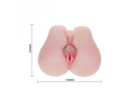 Masturbator Baile z podwójnymi otworami i wibracją - 5