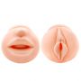 Podwójny masturbator Crazy Bull Nancy prążkowany realistyczny - 6