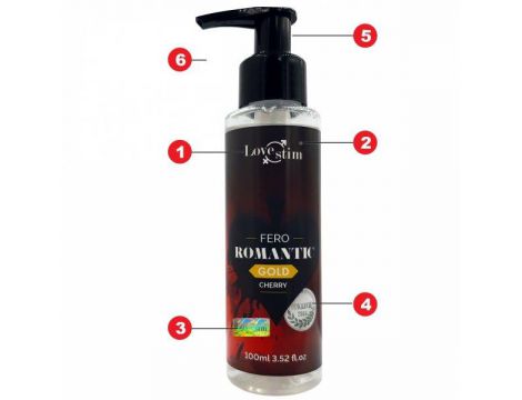 Olejek do masażu erotycznego LoveStim Fero wiśniowy 100 ml - 2