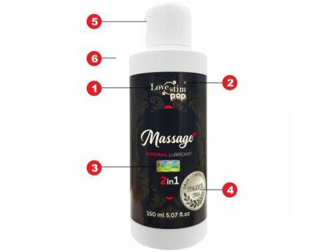Olejek do masażu rozgrzewający rozluźniający LoveStim 150ml - 3