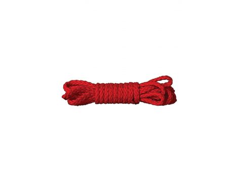 Mini lina kinbaku Ouch czerwona nylonowa 1,5m - 3