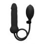 Dildo nadmuchiwane silikonowe Ouch realistyczne czarne 16 cm - 2