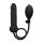 Dildo nadmuchiwane silikonowe Ouch realistyczne czarne 16 cm