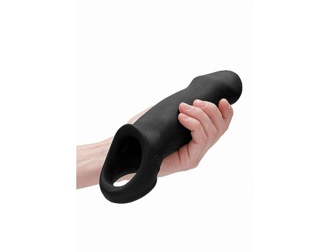 Przedłużka na penisa Sono No.17 czarna 26 cm - 7