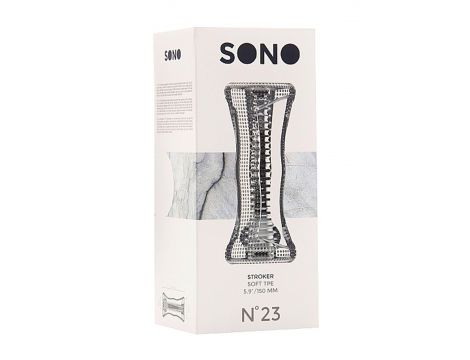 Masturbator Sono Stroker transparentny TPE - 3